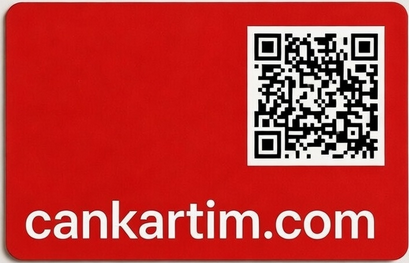 Cankartim NFC kart ile dijital işletme profili